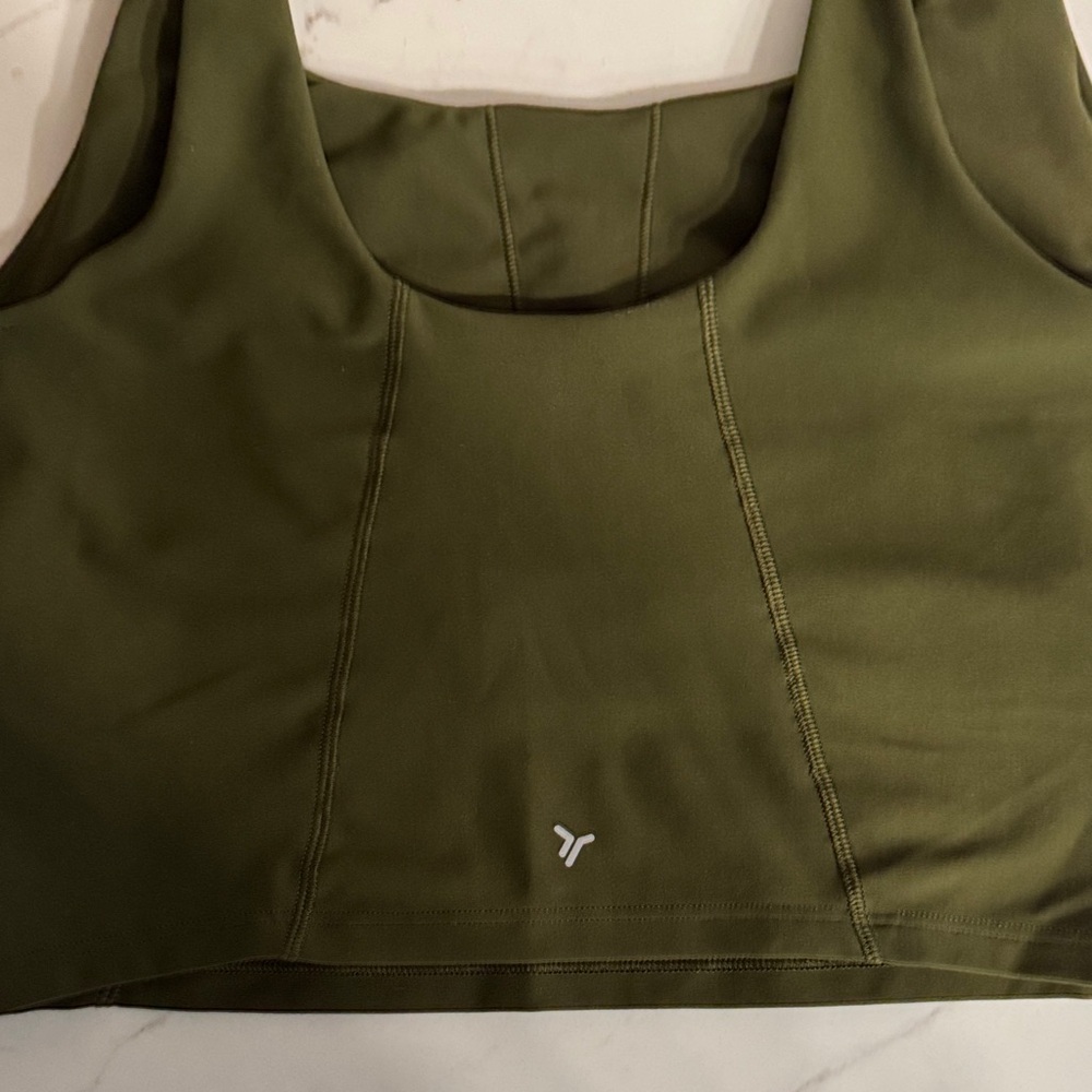 Old Navy Active Powersoft Sports Bra - Olive - Picture 2 of 4